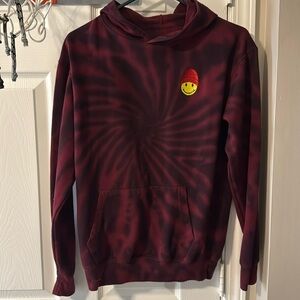 Red Tie Die Hoodie